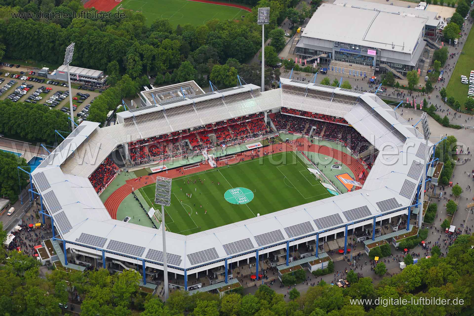 Luftaufnahme Grundigstadion in Nürnberg | Mittelfranken, Bayern