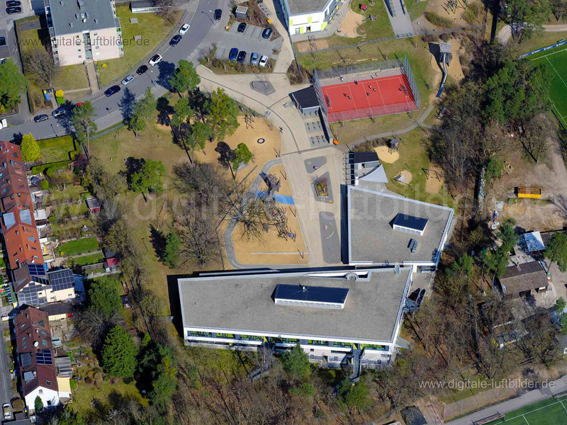 Luftaufnahme Grundschule Zerzabelshof in Nürnberg | Mittelfranken, Bayern