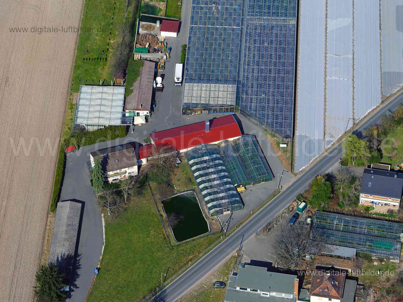 Luftaufnahme Gwächshaus Eventlocation in Nürnberg | Mittelfranken, Bayern
