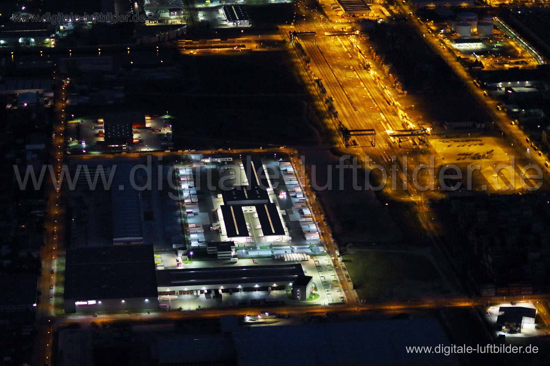 Luftaufnahme Hafen in Nürnberg | Mittelfranken, Bayern