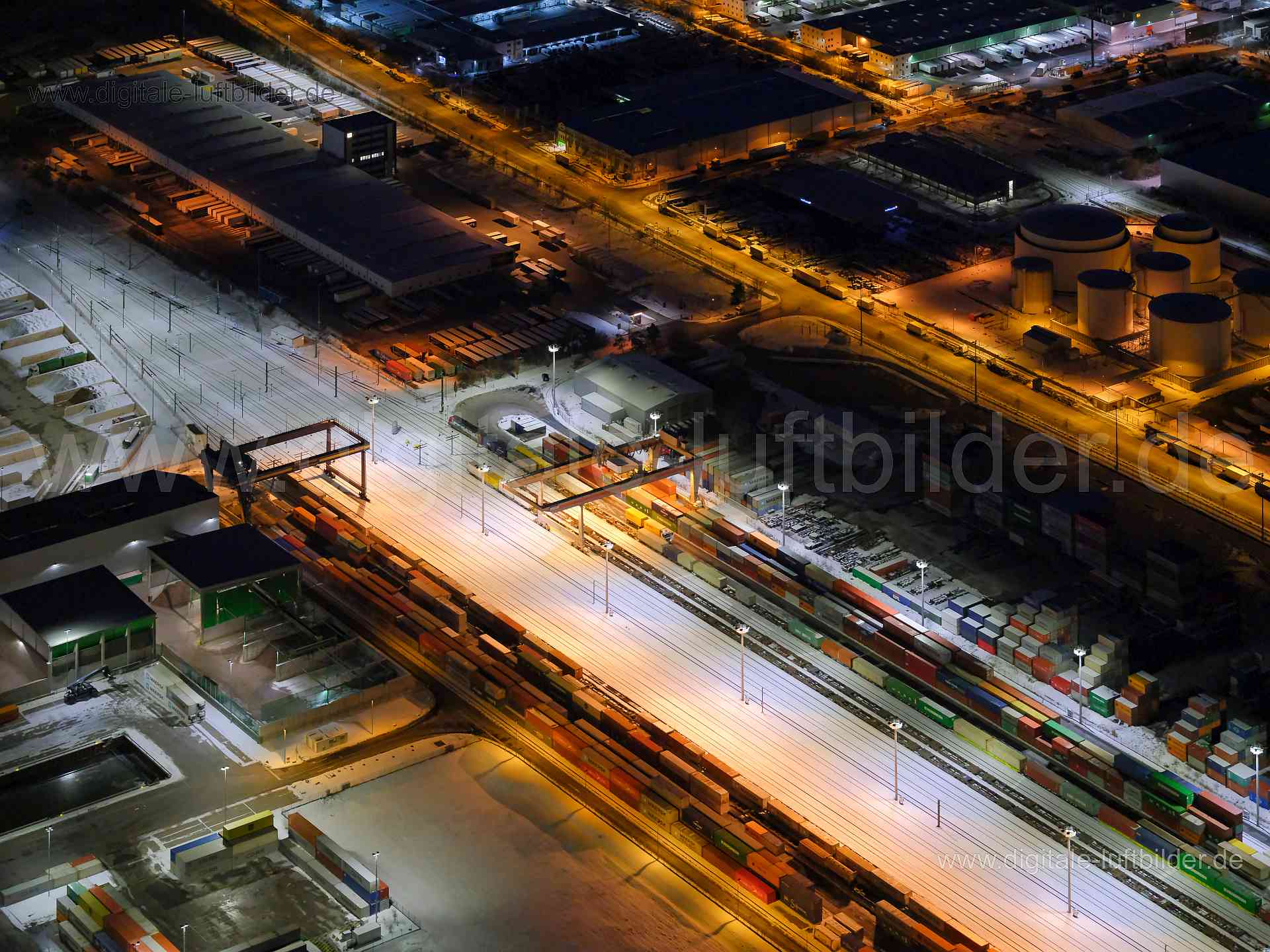 Luftaufnahme Hafen in Nürnberg | Mittelfranken, Bayern