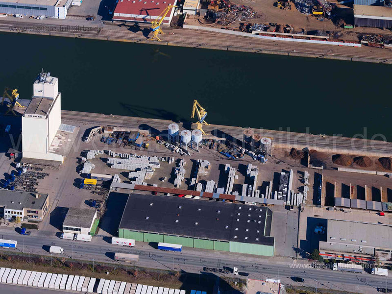 Luftaufnahme Hafen in Nürnberg | Mittelfranken, Bayern