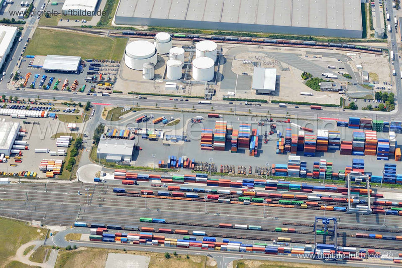 Luftaufnahme Hafen in Nürnberg | Mittelfranken, Bayern