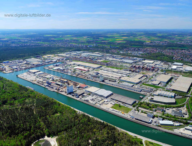 Luftaufnahme Hafen Nürnberg in Nürnberg | Mittelfranken, Bayern