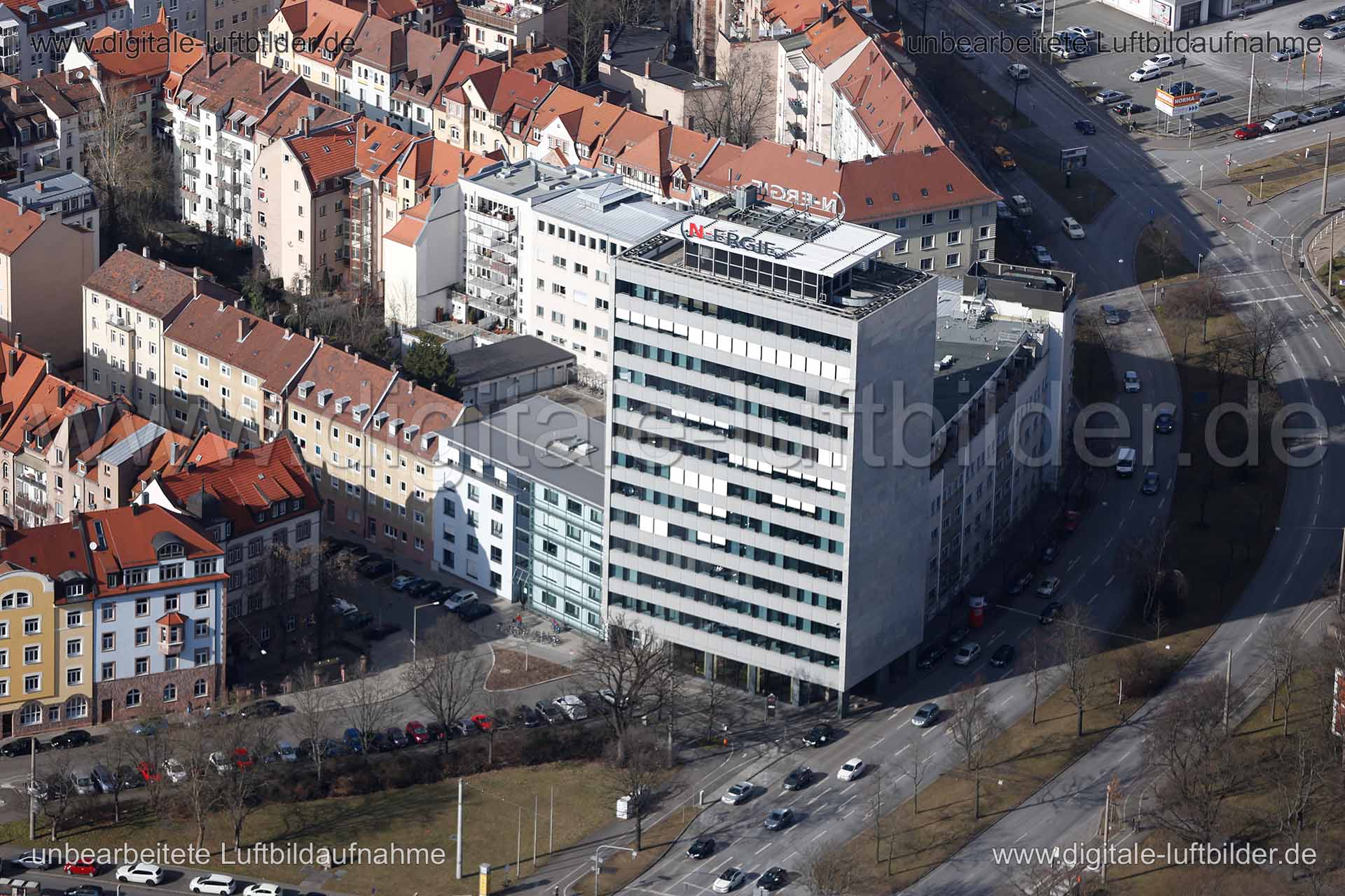 Luftaufnahme Hainstraße in Nürnberg | Mittelfranken, Bayern