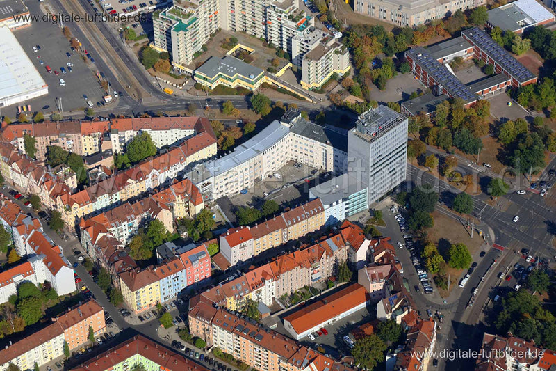 Luftaufnahme Hainstraße in Nürnberg | Mittelfranken, Bayern