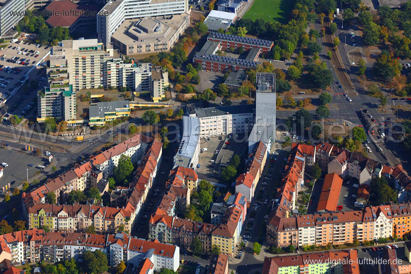 Luftaufnahme Hainstraße in Nürnberg | Mittelfranken, Bayern