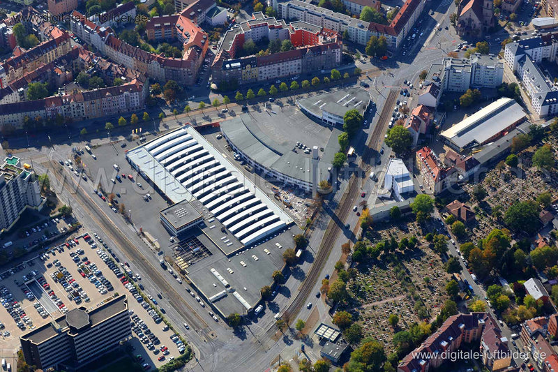 Luftaufnahme Hainstraße in Nürnberg | Mittelfranken, Bayern