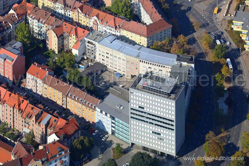Luftaufnahme Hainstraße in Nürnberg | Mittelfranken, Bayern