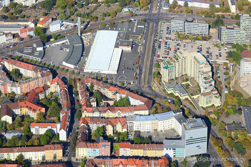 Luftaufnahme Hainstraße in Nürnberg | Mittelfranken, Bayern