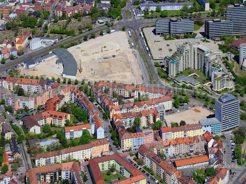Luftaufnahme Hainstraße in Nürnberg | Mittelfranken, Bayern