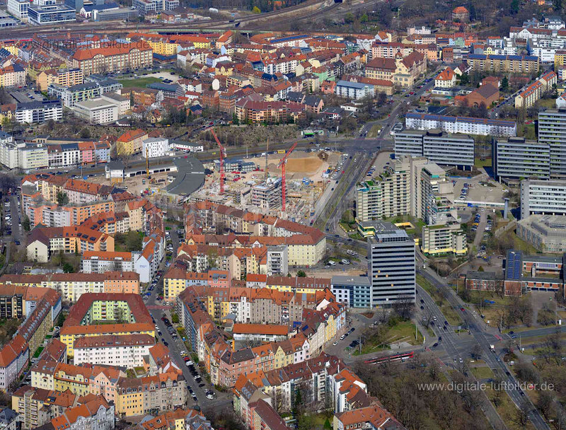Luftaufnahme Hainstraße in Nürnberg | Mittelfranken, Bayern