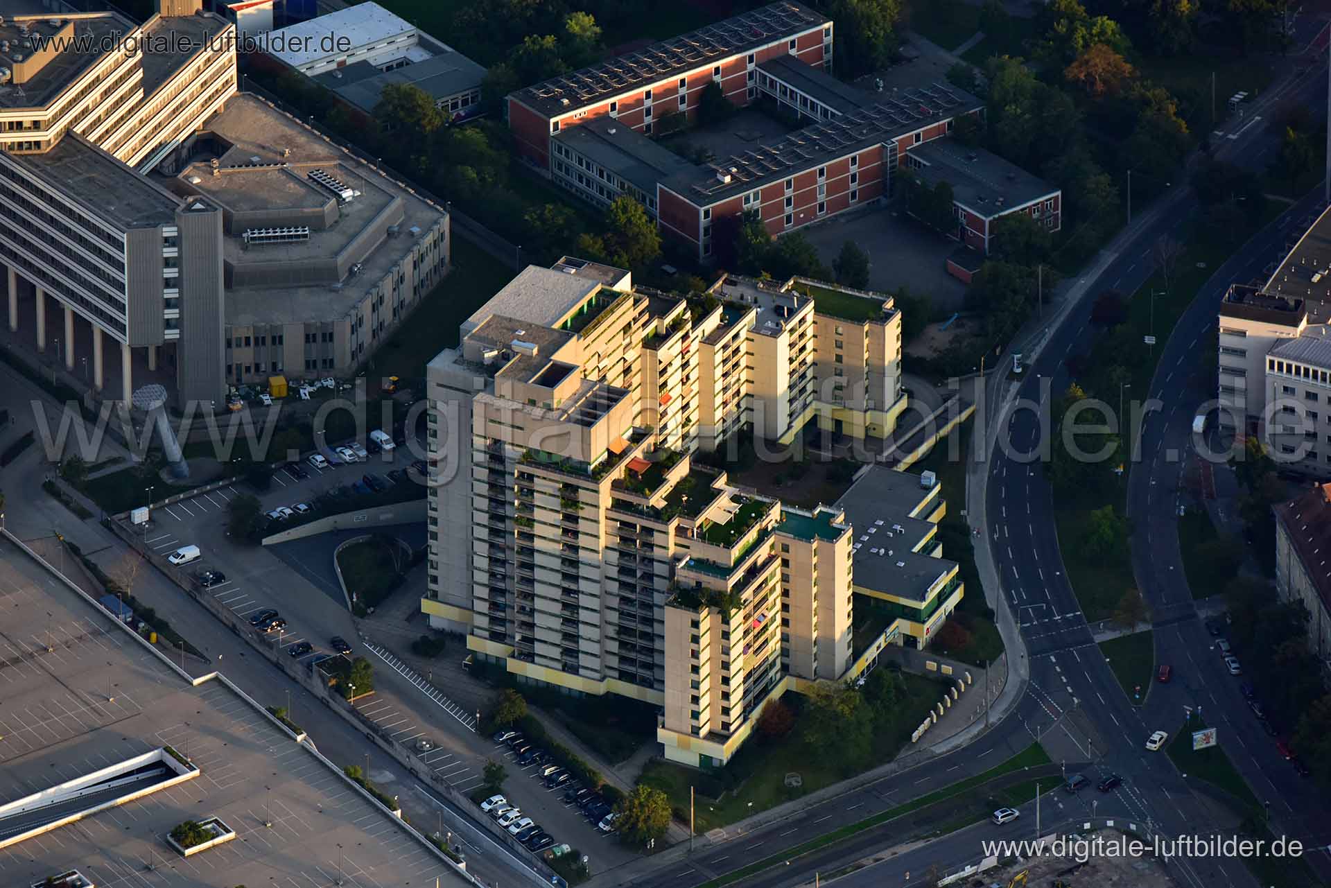 Luftaufnahme Hainstraße in Nürnberg | Mittelfranken, Bayern
