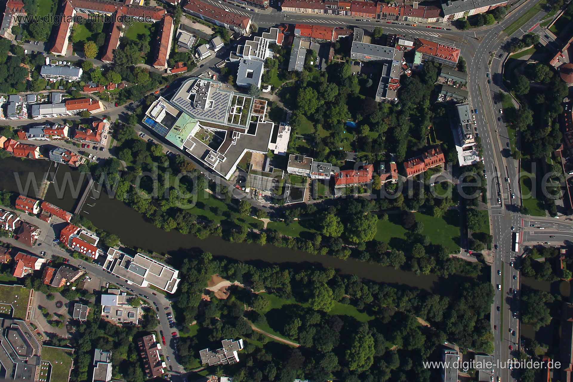Luftaufnahme Hallerwiese in Nürnberg | Mittelfranken, Bayern
