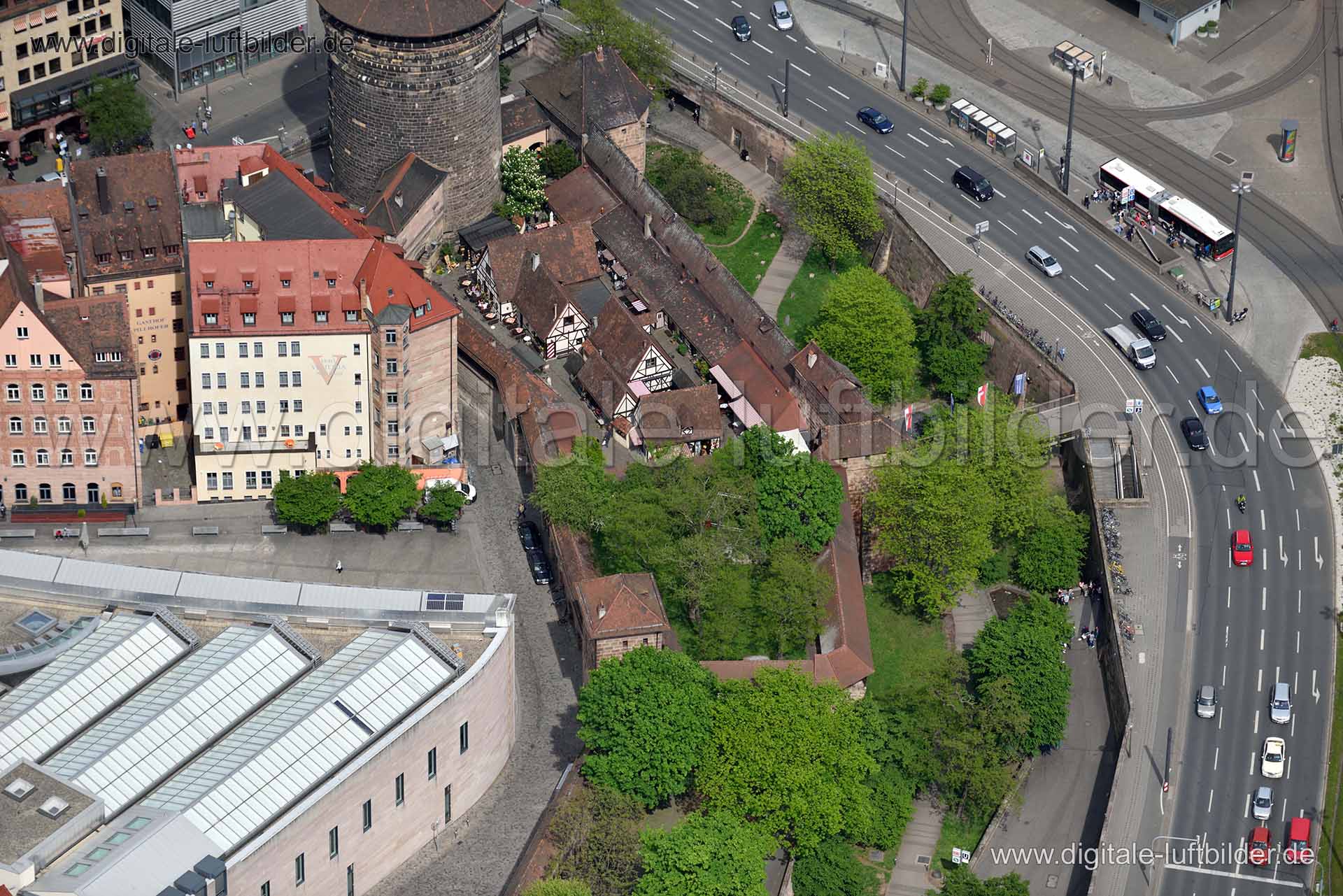 Luftaufnahme Handwerkerhof in Nürnberg | Mittelfranken, Bayern
