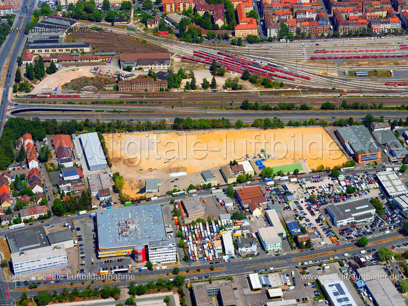 Luftaufnahme Hans-Bunte-Straße in Nürnberg | Mittelfranken, Bayern