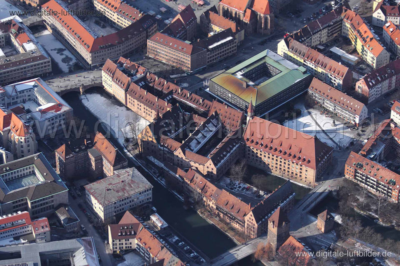 Luftaufnahme Heilig-Geist-Spital in Nürnberg | Mittelfranken, Bayern