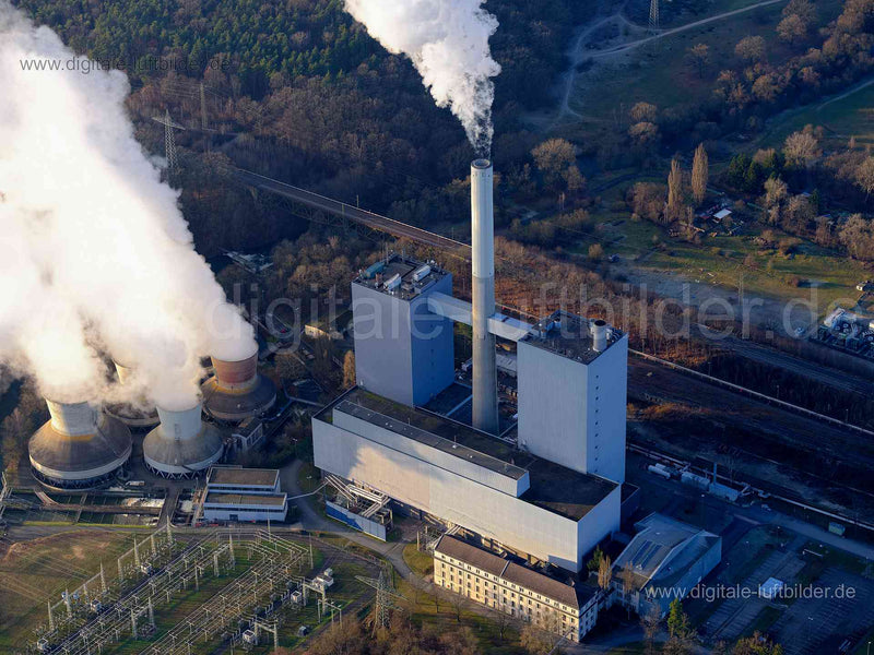 Luftaufnahme Heizkraftwerk Franken 1 in Nürnberg | Mittelfranken, Bayern