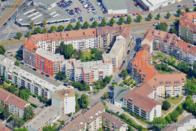 Luftaufnahme Herbartstraße in Nürnberg | Mittelfranken, Bayern