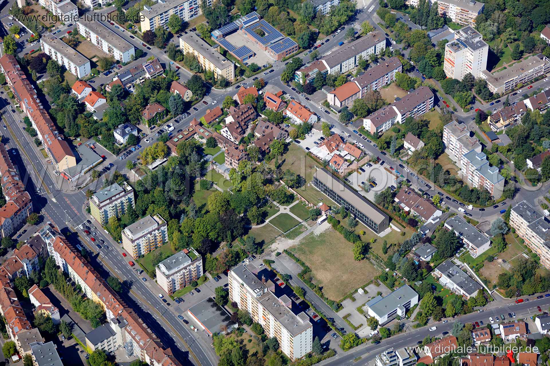 Luftaufnahme Herrenhaus in Nürnberg | Mittelfranken, Bayern