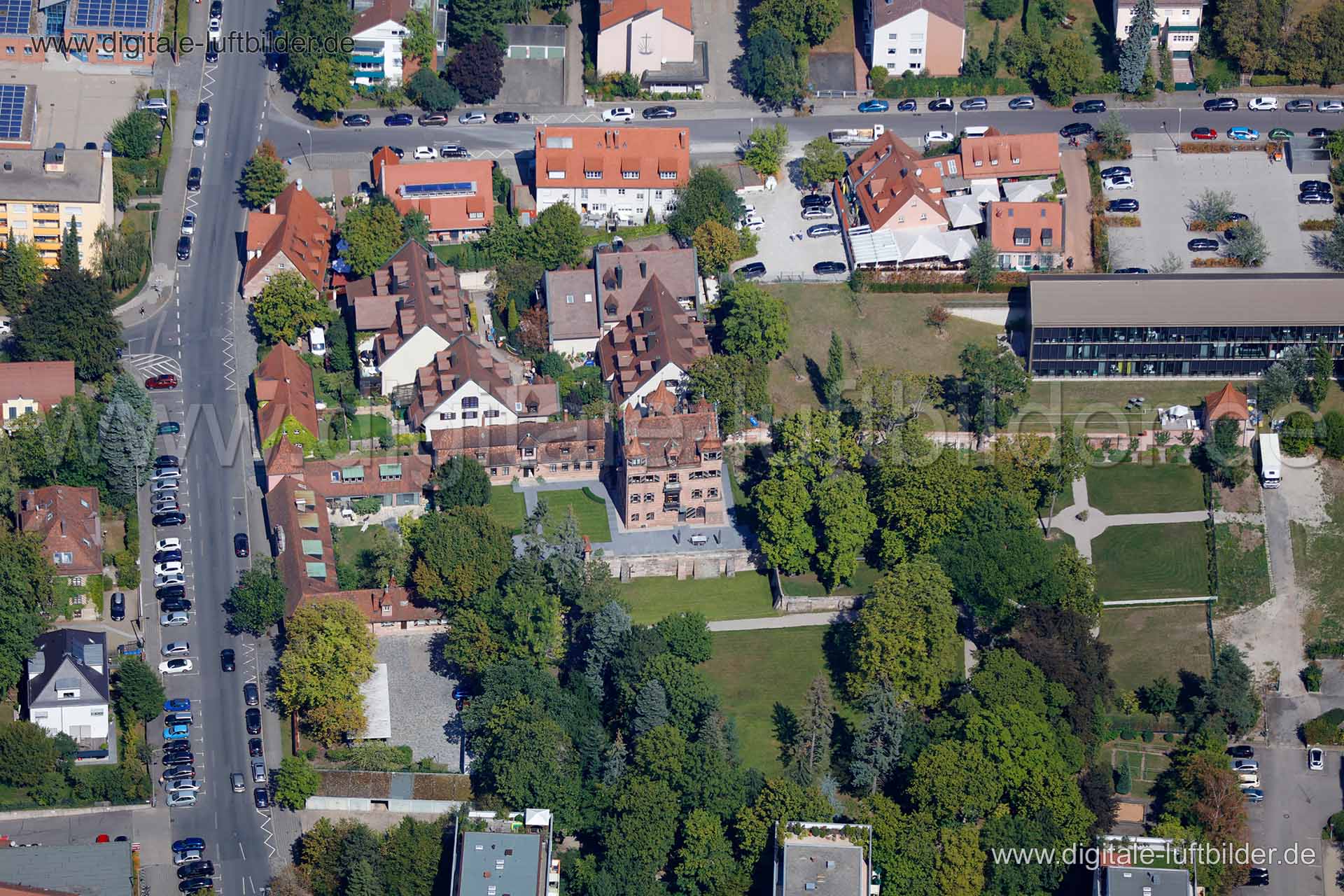 Luftaufnahme Herrenhaus in Nürnberg | Mittelfranken, Bayern