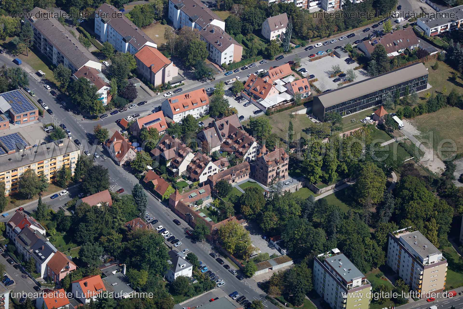 Luftaufnahme Herrenhaus in Nürnberg | Mittelfranken, Bayern