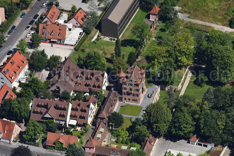 Luftaufnahme Herrenhaus in Nürnberg | Mittelfranken, Bayern