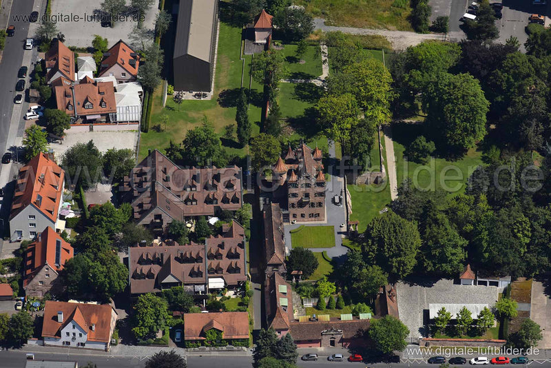 Luftaufnahme Herrenhaus in Nürnberg | Mittelfranken, Bayern