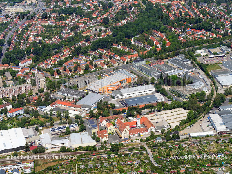 Luftaufnahme Herrnhütte in Nürnberg | Mittelfranken, Bayern