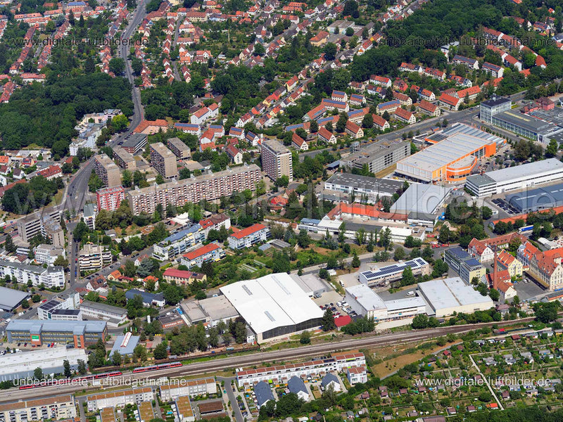 Luftaufnahme Herrnhütte in Nürnberg | Mittelfranken, Bayern