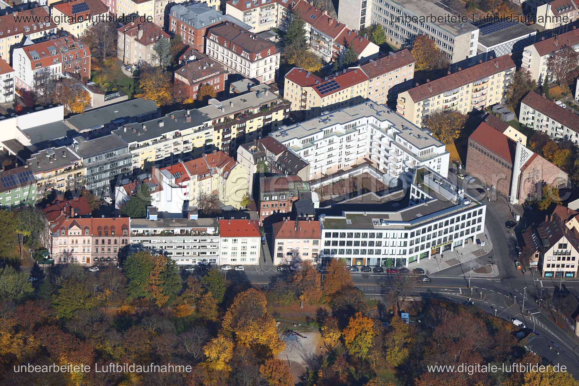 Luftaufnahme Hirsvogelstraße in Nürnberg | Mittelfranken, Bayern