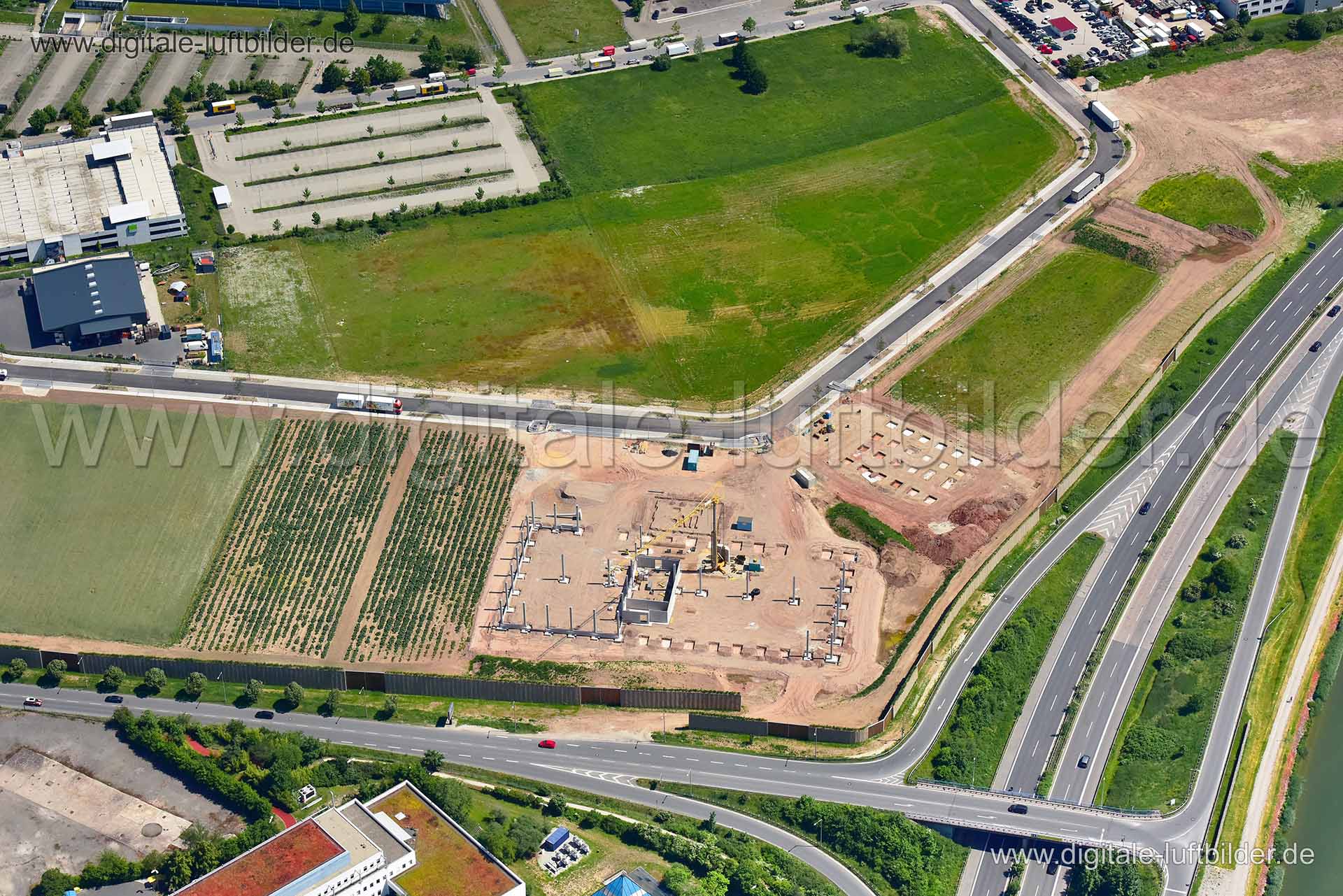 Luftaufnahme Höfnener Spange in Nürnberg | Mittelfranken, Bayern