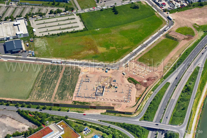 Luftaufnahme Höfnener Spange in Nürnberg | Mittelfranken, Bayern