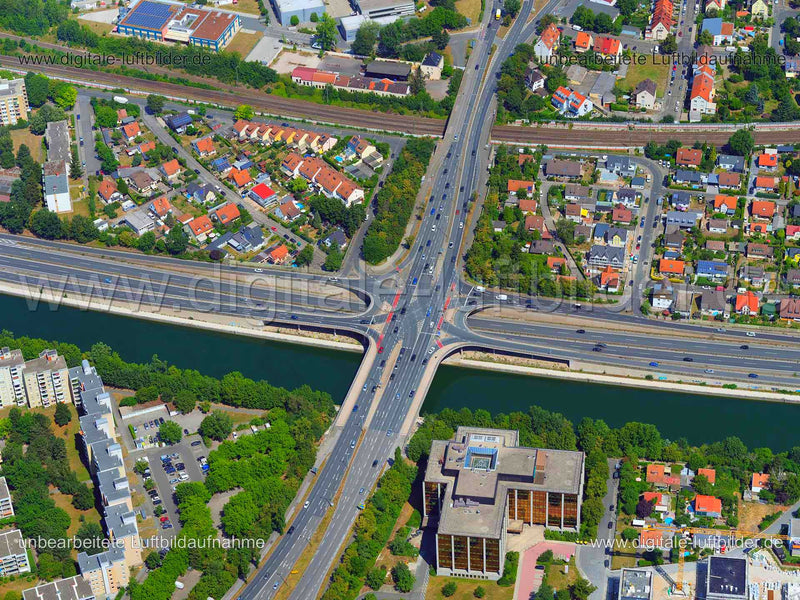 Luftaufnahme Hohe Marter in Nürnberg | Mittelfranken, Bayern