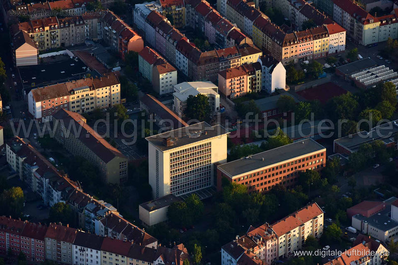 Luftaufnahme Holzgartenschule in Nürnberg | Mittelfranken, Bayern