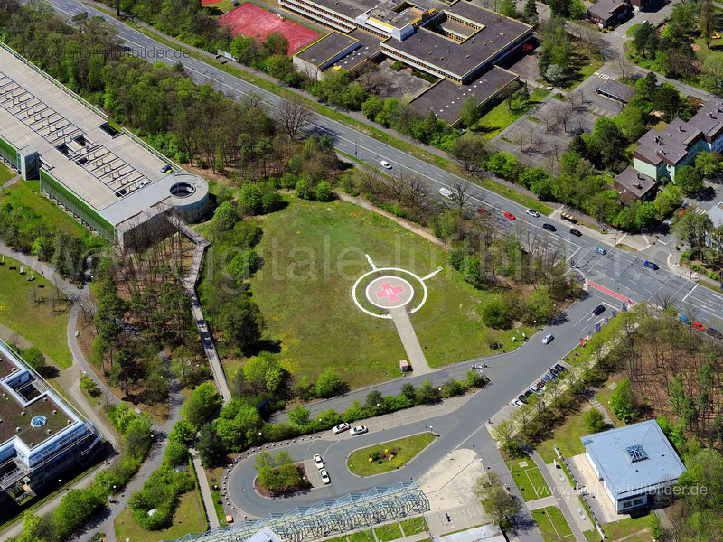 Luftaufnahme Hubschrauberlandeplatz in Nürnberg | Mittelfranken, Bayern