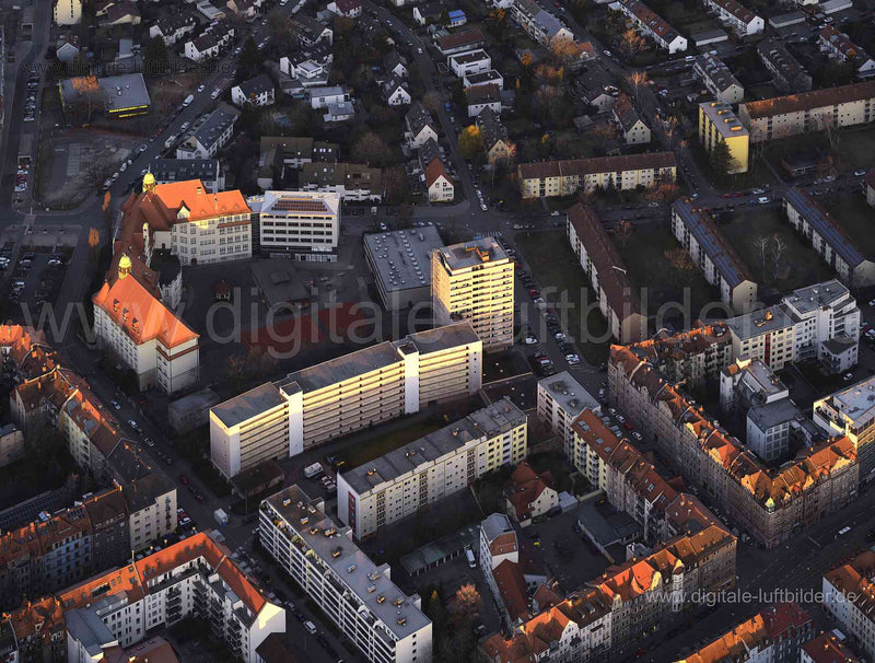 Luftaufnahme Hufelandstraße in Nürnberg | Mittelfranken, Bayern