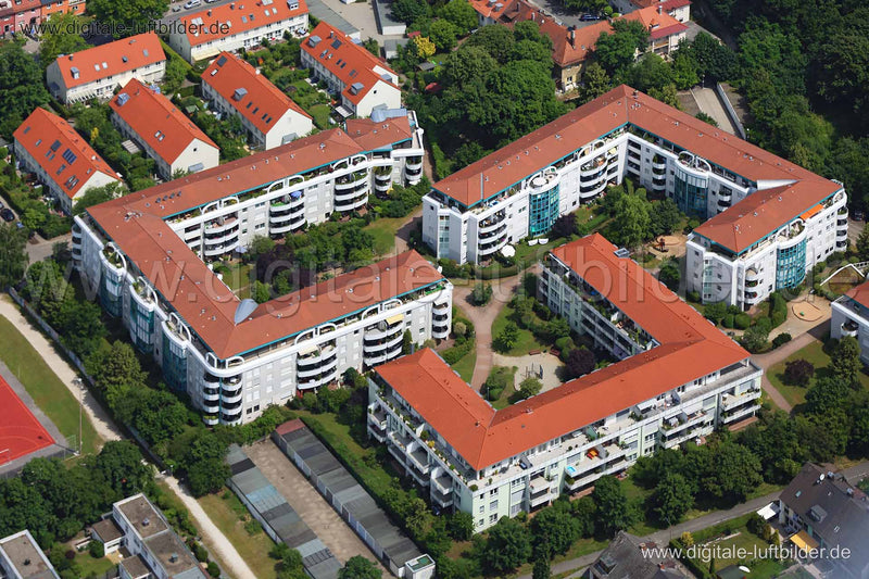 Luftaufnahme Hugo-Distler-Straße in Nürnberg | Mittelfranken, Bayern