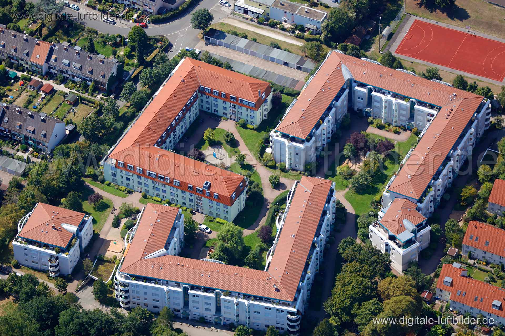 Luftaufnahme Hugo-Distler-Straße in Nürnberg | Mittelfranken, Bayern