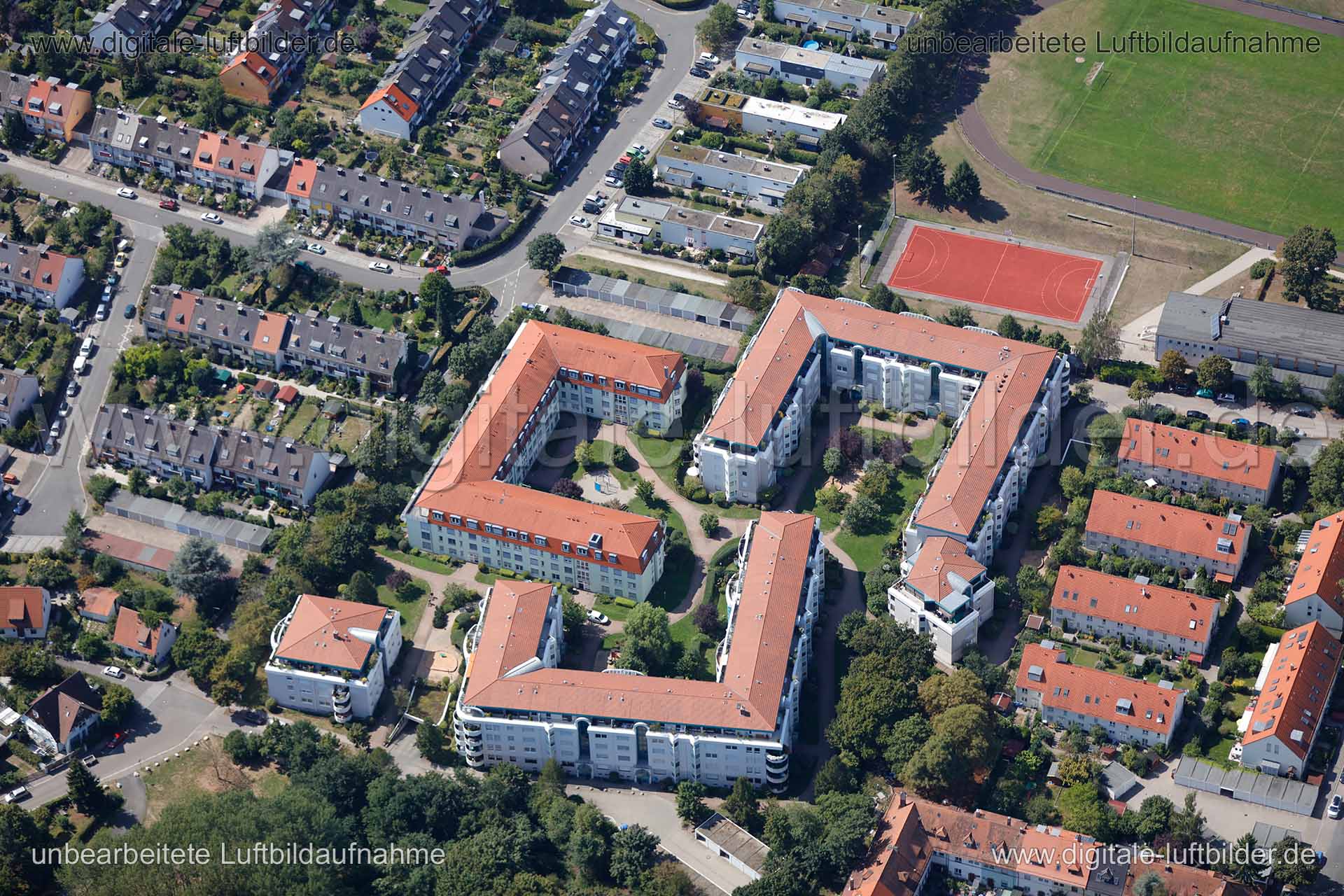 Luftaufnahme Hugo-Distler-Straße in Nürnberg | Mittelfranken, Bayern