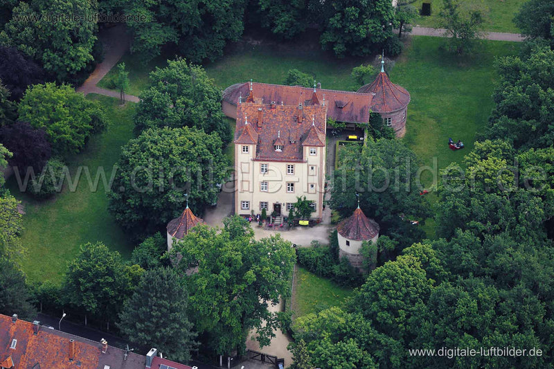 Luftaufnahme Hummelsteiner Schloss in Nürnberg | Mittelfranken, Bayern