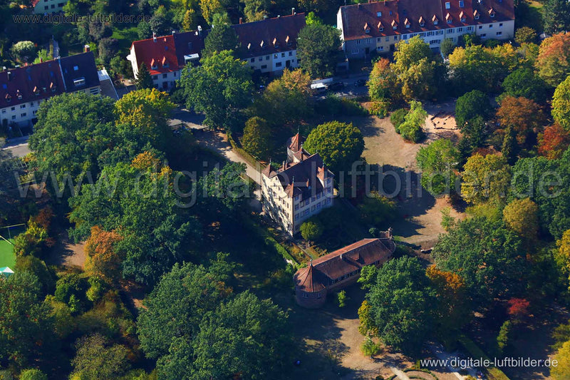 Luftaufnahme Hummelsteiner Schloss in Nürnberg | Mittelfranken, Bayern