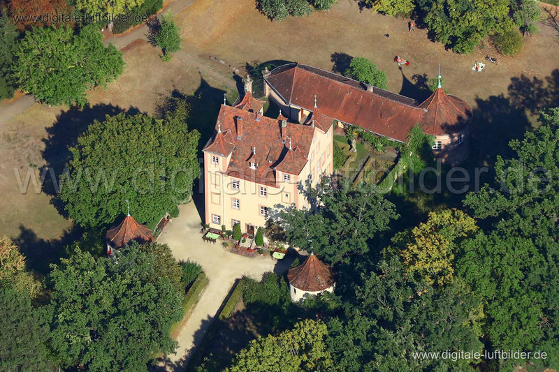 Luftaufnahme Hummelsteiner Schloss in Nürnberg | Mittelfranken, Bayern