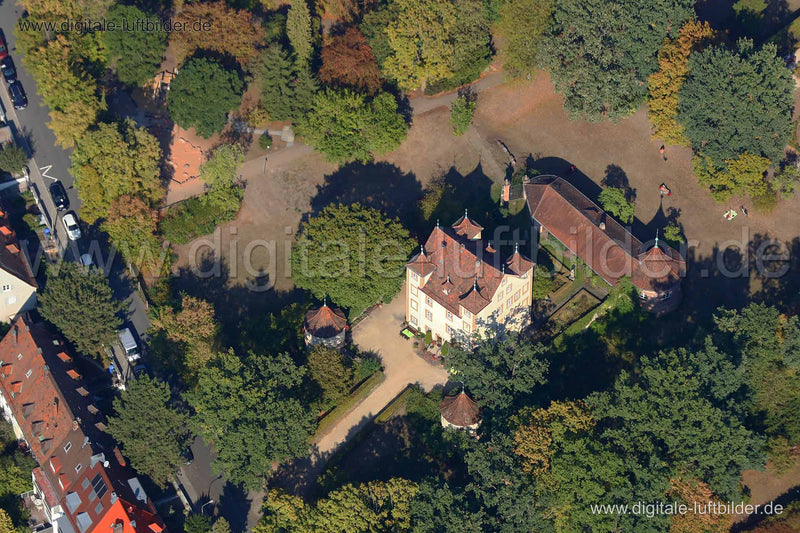 Luftaufnahme Hummelsteiner Schloss in Nürnberg | Mittelfranken, Bayern