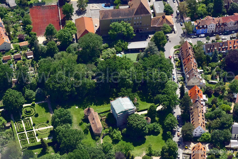 Luftaufnahme Hummelsteiner Schloss in Nürnberg | Mittelfranken, Bayern