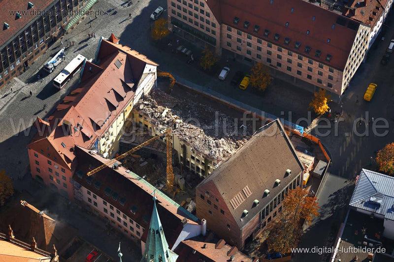 Luftaufnahme IHK Waaggasse in Nürnberg | Mittelfranken, Bayern