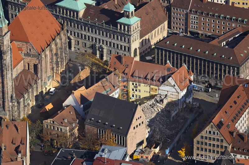 Luftaufnahme IHK Waaggasse in Nürnberg | Mittelfranken, Bayern