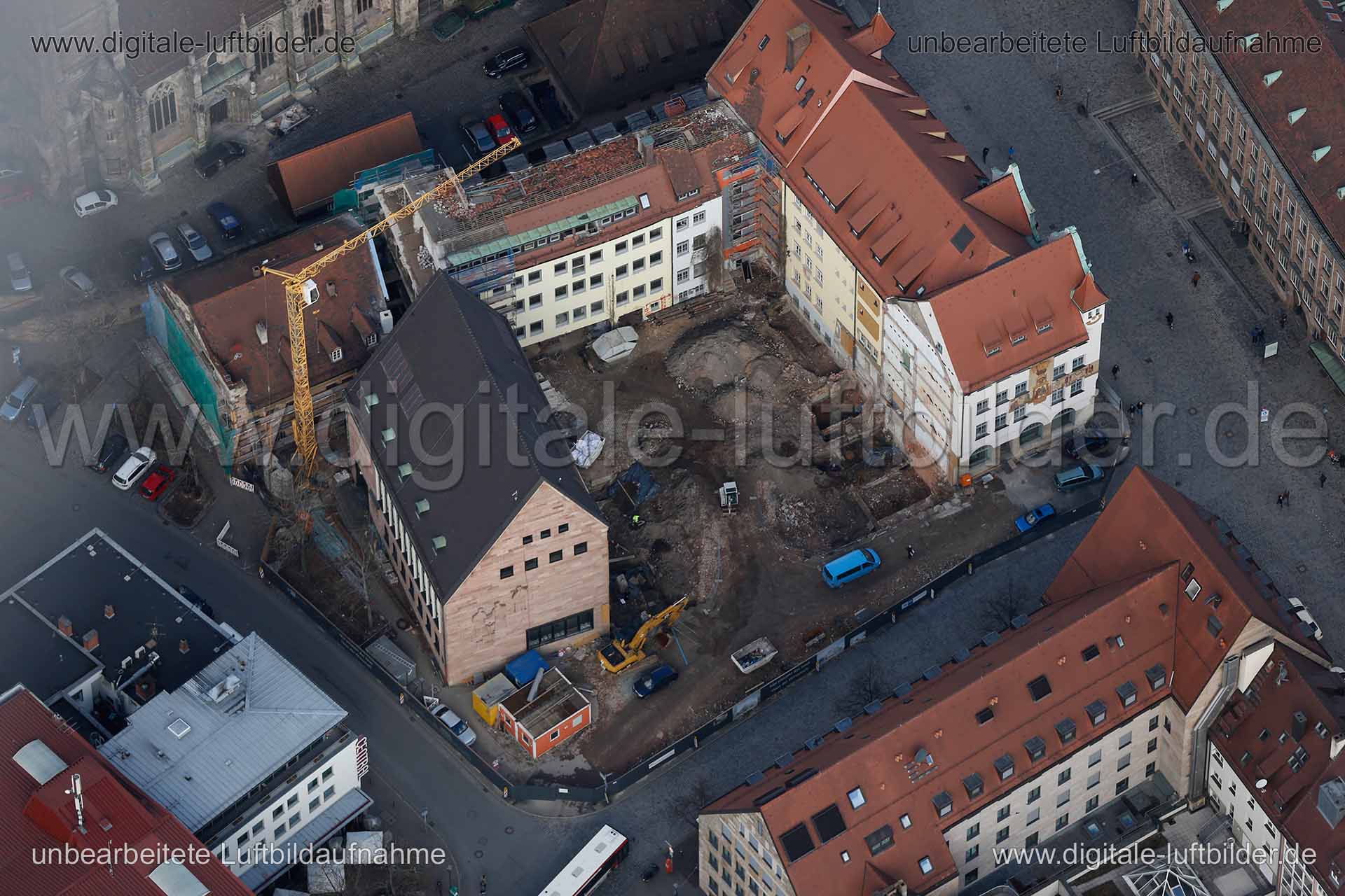 Luftaufnahme IHK Waaggasse in Nürnberg | Mittelfranken, Bayern