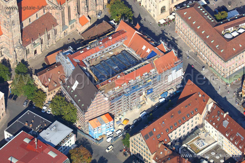 Luftaufnahme IHK Waaggasse in Nürnberg | Mittelfranken, Bayern