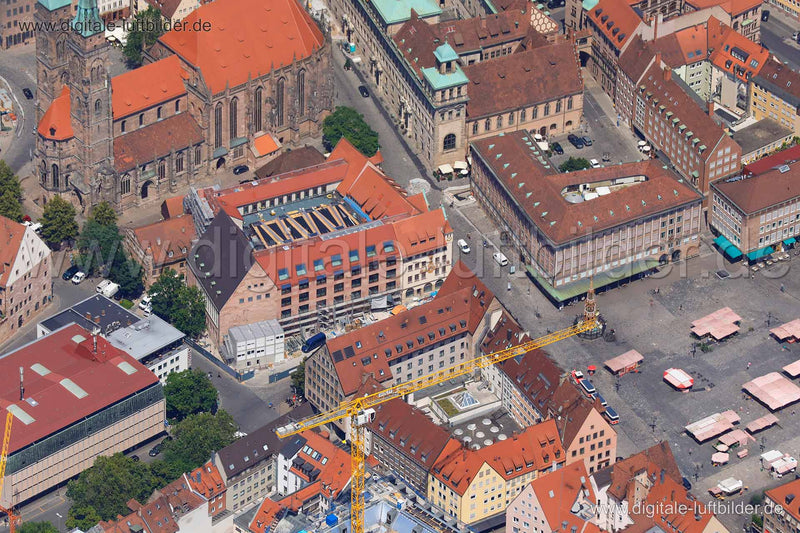 Luftaufnahme IHK Waaggasse in Nürnberg | Mittelfranken, Bayern
